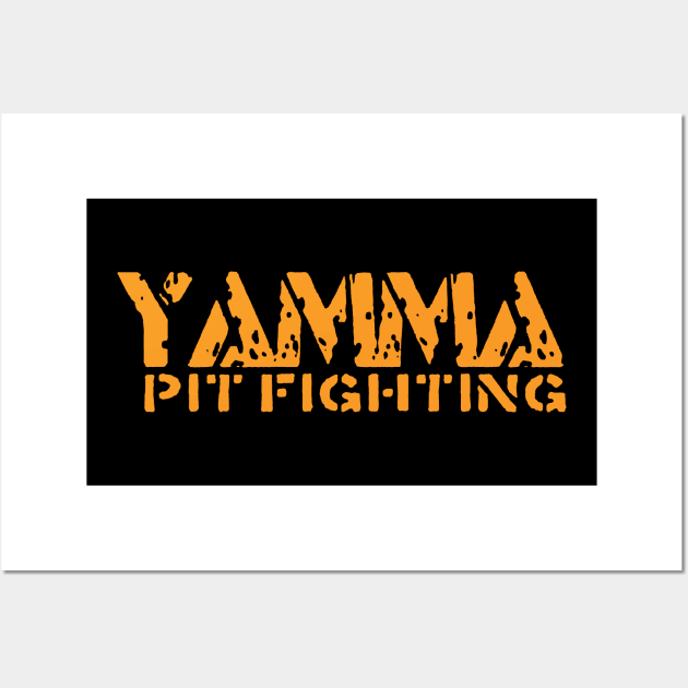 Yamma Pit Fighting Wall Art by CarbonRodFlanders